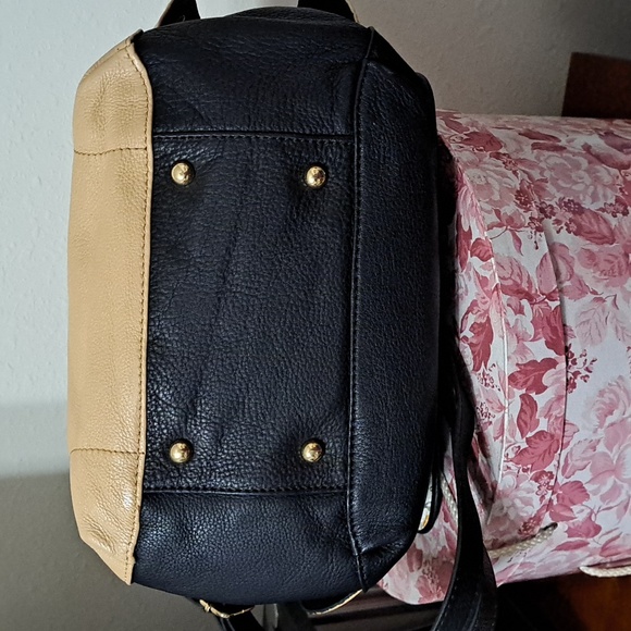 Emma Fox Studded Leather Satchel NWOT - Picture 5 of 7